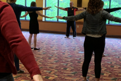 Leading Qigong at the 2022 Wisconsin Council of Self-Insurers Worker’s Compensation College at the Chula Vista Resort in Wisconsin Dells